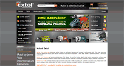 Desktop Screenshot of naradi-extol.cz